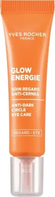 Крем для области вокруг глаз Yves Rocher Glow Energie Anti-Dark Circle с маслом макадамии касторовым маслом и слюдой для свежего вида 15 мл