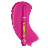Помада для губ NYX Professional Makeup Fat Matte Smooth Color матовая кремовая в стике с кнопкой, 2 г, оттенок 13 - Fluffy Fuchsia — фото 1