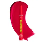 Помада для губ NYX Professional Makeup Fat Matte Smooth Color матовая кремовая в стике с кнопкой, 2 г, оттенок 15 - Fuzzy Flame — фото 1