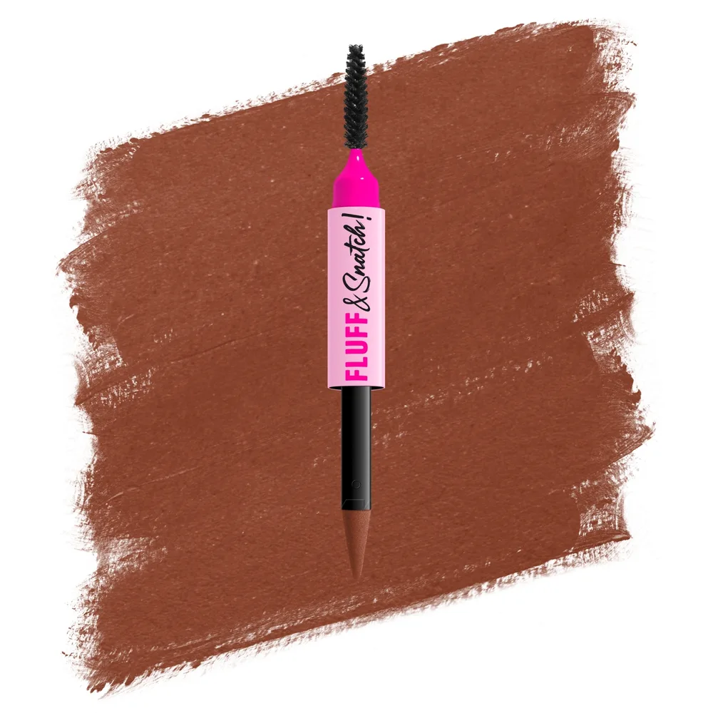 Карандаш для бровей NYX Professional Makeup Fluff Snatch пудровый, со встроенным спонжем, 1 г, оттенок 03 - Auburn
