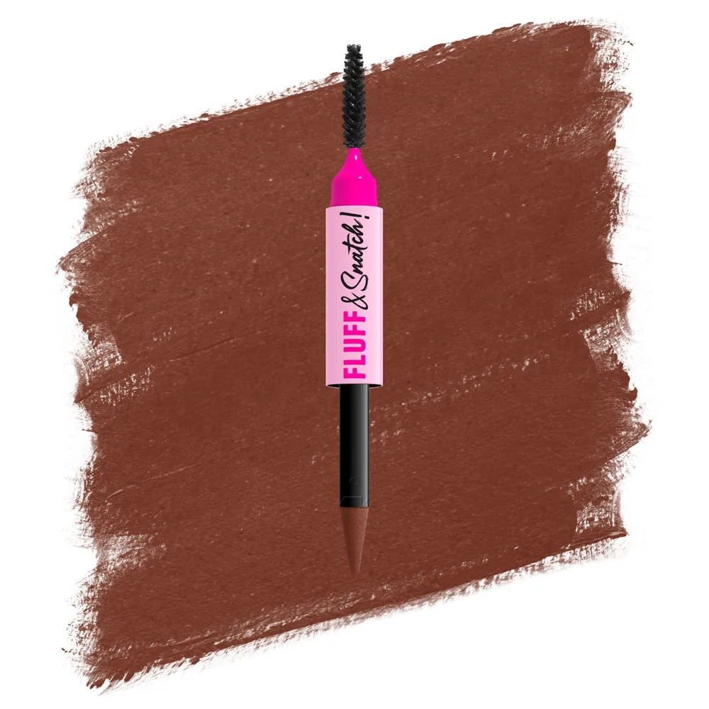 Карандаш для бровей NYX Professional Makeup Fluff Snatch пудровый, со встроенным спонжем, 1 г, оттенок 04 - Rich Auburn