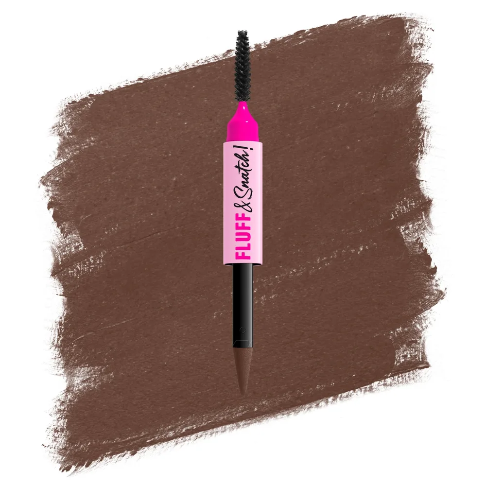 Карандаш для бровей NYX Professional Makeup Fluff Snatch пудровый, со встроенным спонжем, 1 г, оттенок 05 - Cool Ash Brown