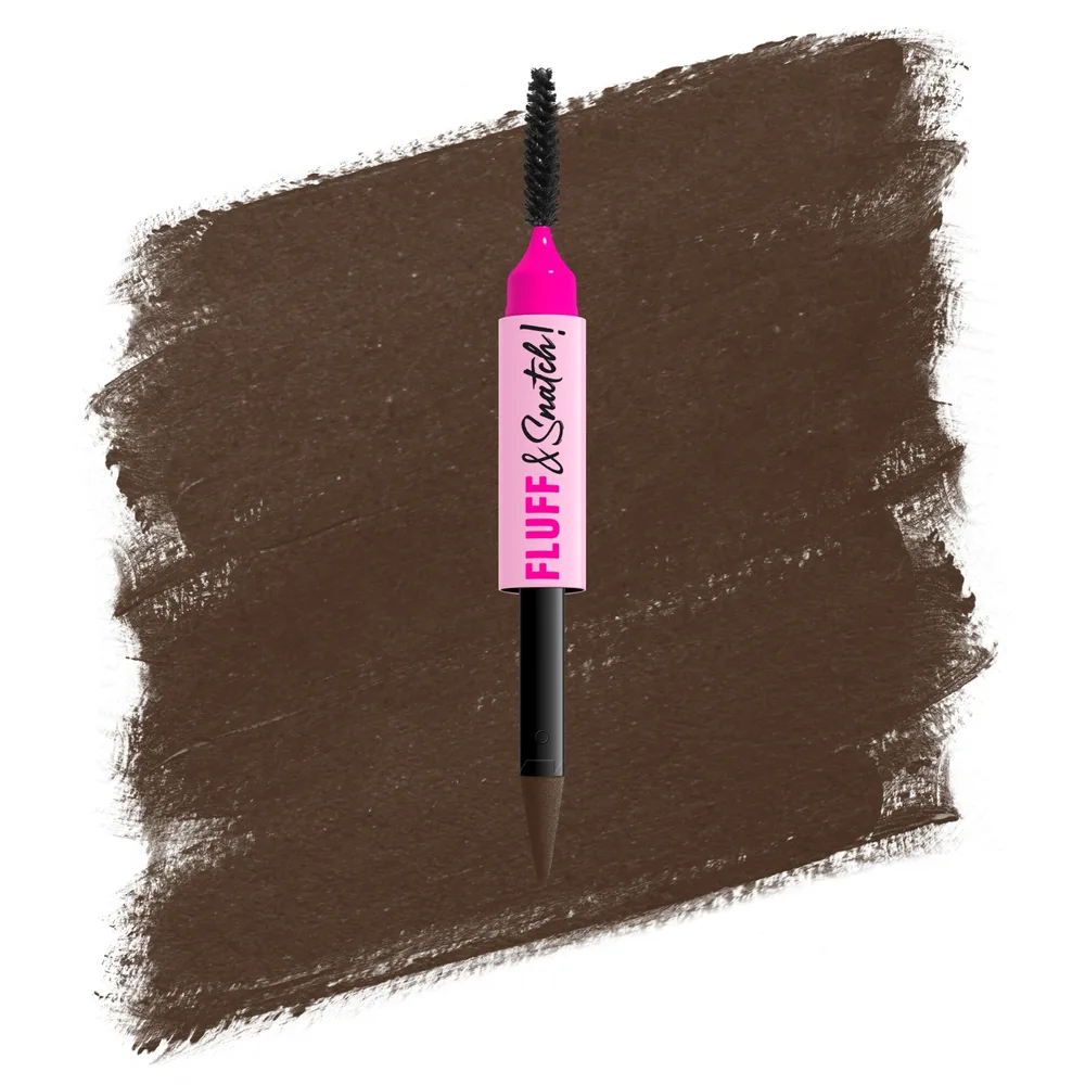 Карандаш для бровей NYX Professional Makeup Fluff Snatch пудровый, со встроенным спонжем, 1 г, оттенок 07 - Espresso