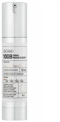 Сыворотка для лица VT Cosmetics 100B Snail Cica Reedle Shot бустер, с муцином улитки и микроиглами, 50 мл