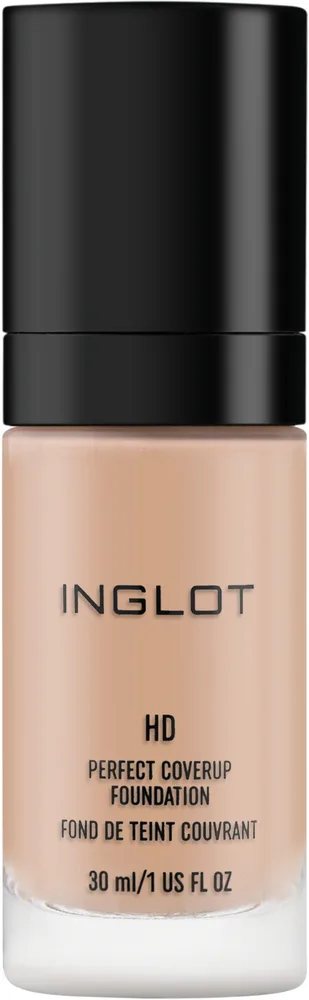 Тональный флюид Inglot HD Perfect Coverup кроющий стойкий, 30 мл