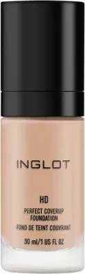 Тональный флюид Inglot HD Perfect Coverup кроющий стойкий, 30 мл