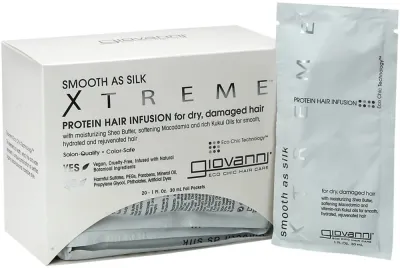 Маска для волос Giovanni Eco Chic Hair Care Protein Hair Infusion протеиновая, в саше, 20 x 30 мл