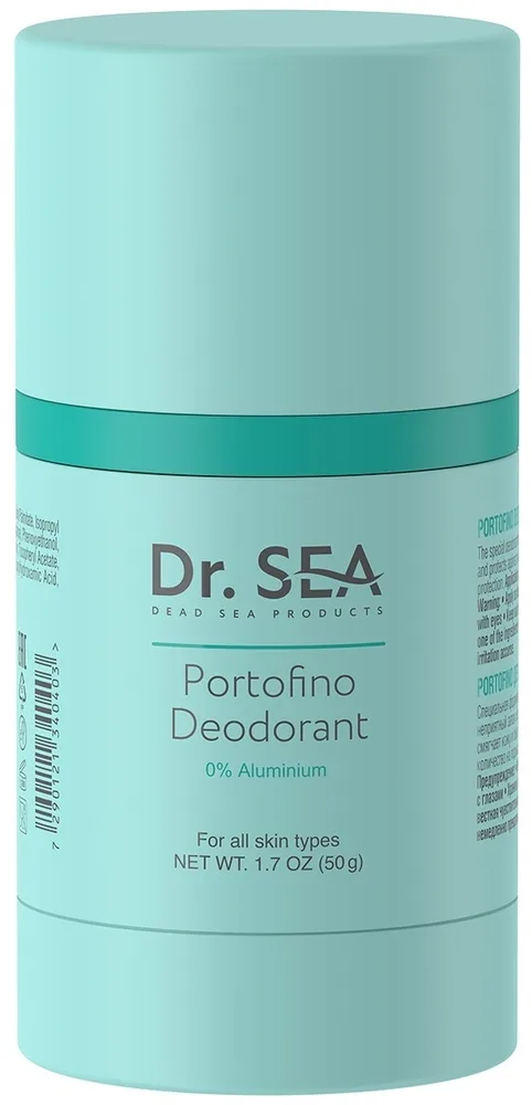 Dr Sea Dr. Sea Portofino Deodorant - Дезодорант-стик Dr. Sea Portofino Deodorant с лёгким свежим ароматом, 50 г