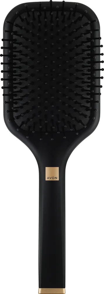 Щётка для волос Avon Paddle Brush плоская, широкая, чёрная