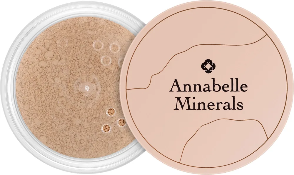Минеральная пудровая тональная основа Annabelle Minerals Powder матирующая, 10 г, оттенок Pure Cream
