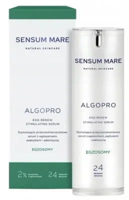 Сыворотка для лица Sensum Mare Algopro Egzosomy Stimulating против морщин, с экзосомами и пептидами, 30 мл