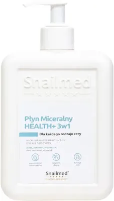 Snailmed Health+ мицеллярная вода 3в1 с алоэ пантенолом ксилитом и витамином E для лица 300 мл