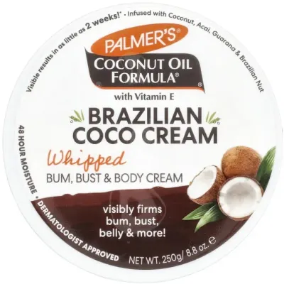 Взбитый крем для тела Palmer's Brazilian Coco с кокосом питательный 250 мл