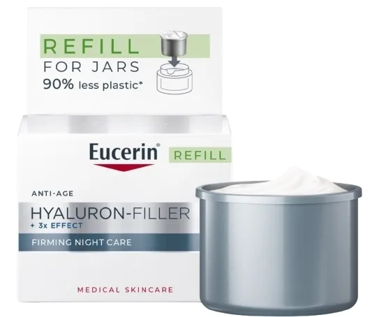 Крем для лица Eucerin Hyaluron-Filler ночной укрепляющий сменный блок 50 мл