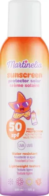 Спрей для тела Martinelia Sunscreen Protector Solar SPF50 детский солнцезащитный водостойкий 200 мл