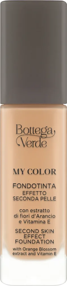 Тональный флюид Bottega Verde My Color Second Skin эффект второй кожи, 30 мл