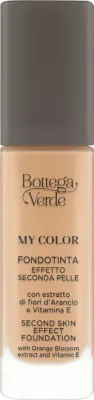 Тональный флюид Bottega Verde My Color Second Skin эффект второй кожи, 30 мл