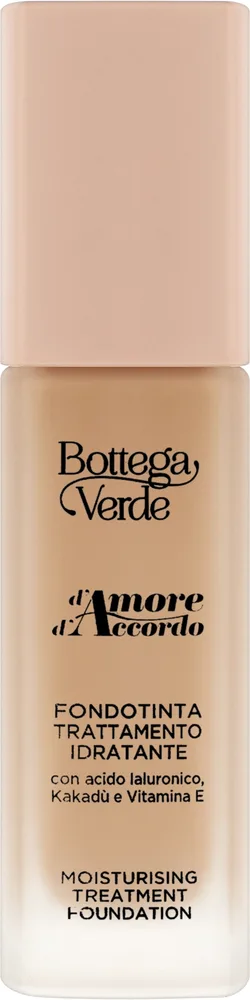 Ухаживающий тональный флюид Bottega Verde D'Amore D'Accordo, 30 мл, оттенок Honey