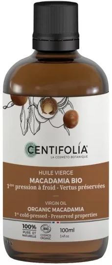 Чистое масло макадамии Centifolia Organic Virgin для лица тела и волос