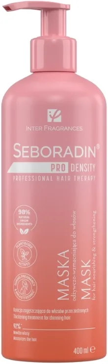Маска для волос Seboradin Pro Density Hair Mask питательно-укрепляющая, для тонких и ослабленных волос, 400 мл