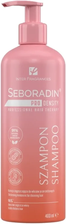 Шампунь для волос Seboradin Pro Density Shampoo для тонких и ослабленных волос, укрепляющий, 400 мл