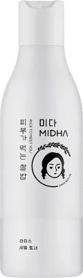 Тоник для лица MIDHA Rice Sebum Toner корейский с рисовой водой для жирной и комбинированной кожи, 200 мл