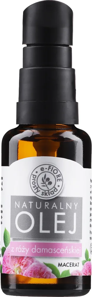 Натуральное масло с дамасской розой E-Fiore Natural Oil для лица тела и волос
