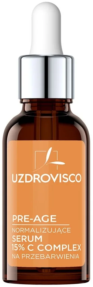 Сыворотка для лица Uzdrovisco Pre-Age Normalizing C Complex против пигментации, для жирной и комбинированной кожи, 30 мл