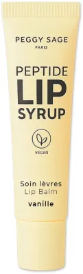 Бальзам для губ Peggy Sage Peptide Lip Syrup Vanilla с пептидами, аромат ванили, 10 мл