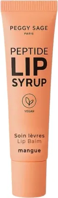 Бальзам для губ Peggy Sage Peptide Lip Syrup Mango с пептидами, аромат манго, 10 мл