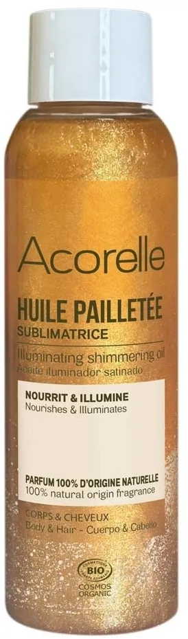 Масло для тела и волос сухое Acorelle сияющее с минеральными пигментами 100 мл