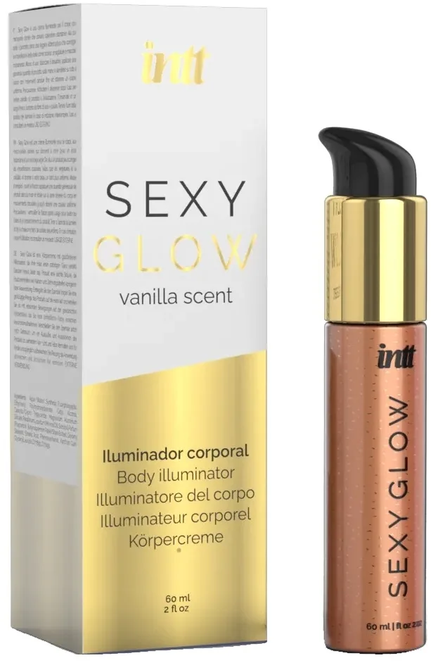 Мерцающий крем для тела Intt Sexy Glow с ароматом ванили 60 мл
