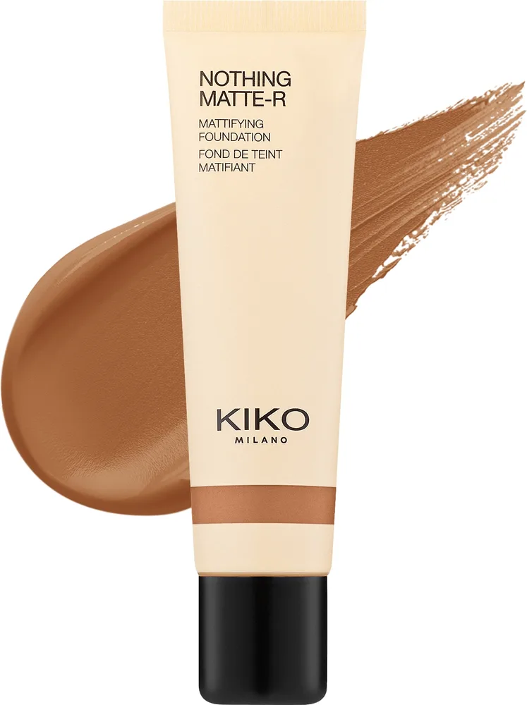 Тональная основа Kiko Milano Nothing Matte-R Mattifying матирующая, 27 мл, оттенок 4.5 - Neutral