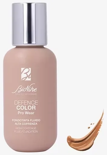 Тональный флюид BioNike Defense Color Pro Wear High Coverage плотный стойкий, 50 мл, оттенок 05 - Honey