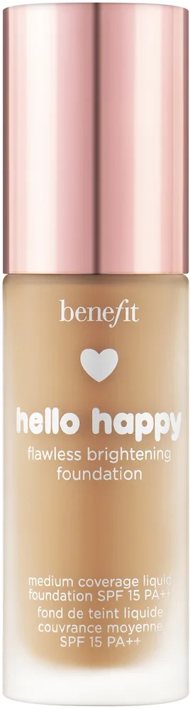 Тональный флюид Benefit Hello Happy Flawless сияющий увлажняющий, 30 мл