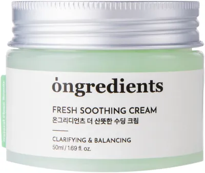 Крем для лица Ongredients Fresh Soothing освежающий успокаивающий 50 мл