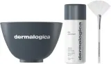 Набор для лица Dermalogica Smooth + Brighten эксфолиант-порошок с рисом и овсом чаша и кисть уценка 74 г — фото 3