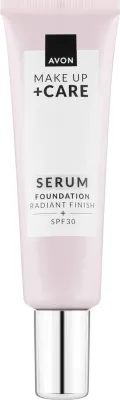 Тональная основа-сыворотка Avon Make Up + Care Serum Foundation Radiant Finish, SPF 30, 30 мл