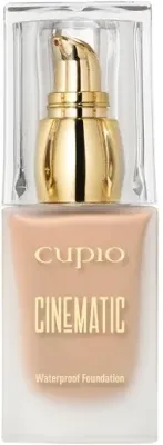 Водостойкий тональный флюид Cupio Cinematic Waterproof Foundation стойкий, 30 мл