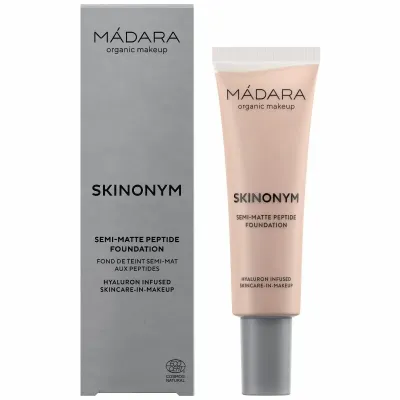 Полуматовая тональная основа Madara Cosmetics Skinonym Semi-Matte Peptide Foundation, 30 мл