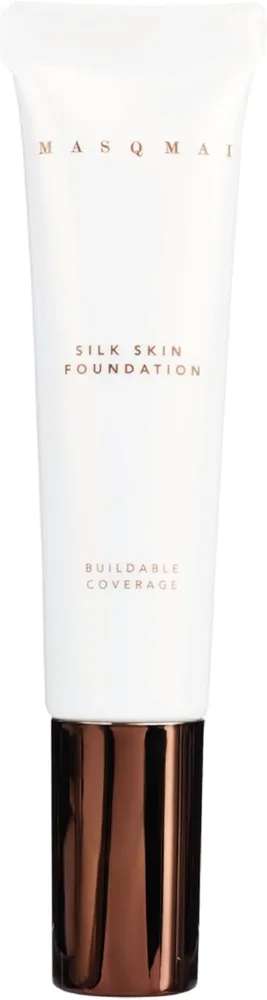 Тональный флюид Masqmai Silk Skin Foundation увлажняющий натуральный, 30 мл, оттенок Warm Beige
