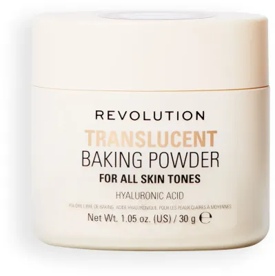 Рассыпчатая пудра для бейкинга Makeup Revolution Translucent Baking Powder без талька, 30 г