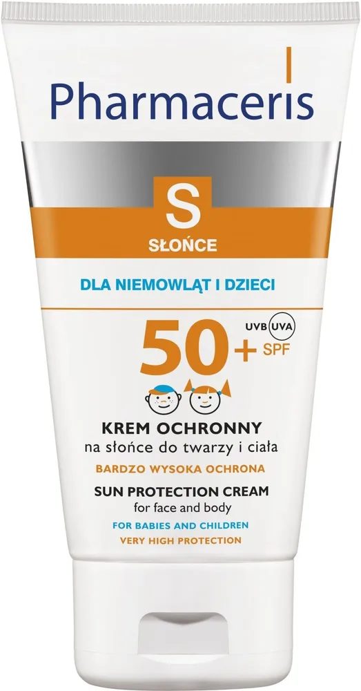 Крем солнцезащитный для лица и тела Pharmaceris S детский SPF 50+ 125 мл