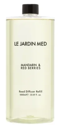 Papoutsanis Le Jardin Med Aroma Diffuser Mandarine & Red Berries Refill - Сменный блок для аромадиффузора Le Jardin Med Mandarine & Red Berries Refill 1000 мл
