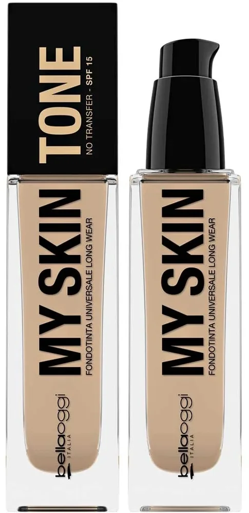 Полуматовый тональный флюид Bellaoggi My Skin Tone Foundation увлажняющий, SPF 15, 30 мл, оттенок 05N - Neutral Fair