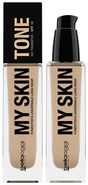 Полуматовый тональный флюид Bellaoggi My Skin Tone Foundation увлажняющий, SPF 15, 30 мл, оттенок 10N - Ivory