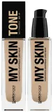 Полуматовый тональный флюид Bellaoggi My Skin Tone Foundation увлажняющий, SPF 15, 30 мл, оттенок 10N - Ivory — фото 1
