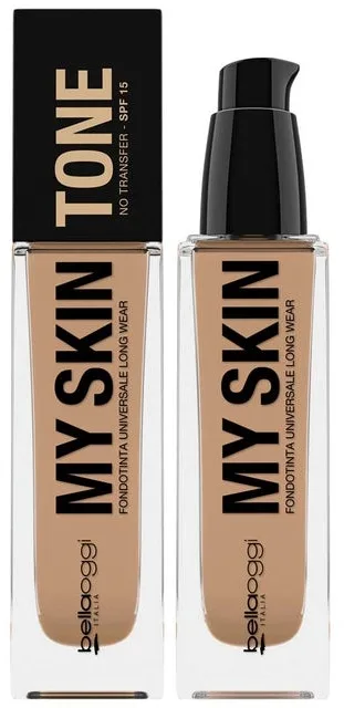 Полуматовый тональный флюид Bellaoggi My Skin Tone Foundation увлажняющий, SPF 15, 30 мл, оттенок 25N - Vanilla