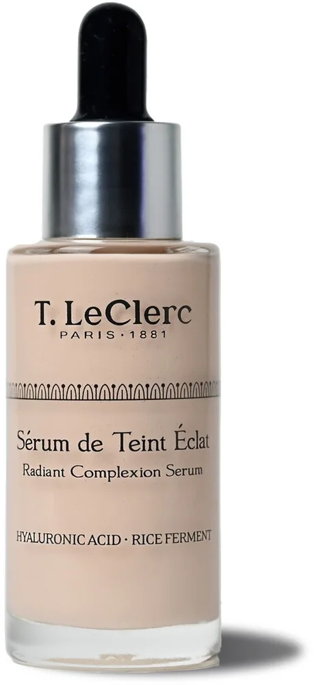 T. LeClerc PRZECENA! Tonujące serum do twarzy - Тональная основа-сыворотка T.LeClerc Radiant Complexion Serum сияющая с уходом, 30 г, оттенок 07 - Cachemire