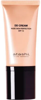 Тональный DD-крем Atashi DD Cream Nude Skin Perfection увлажняющий сияющий SPF 15, 50 мл